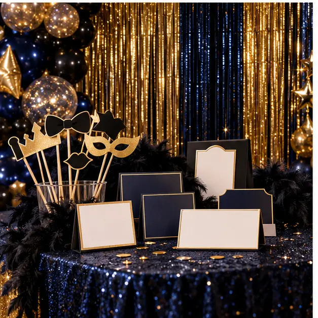 Representative generated prom photo booth and decor kit.